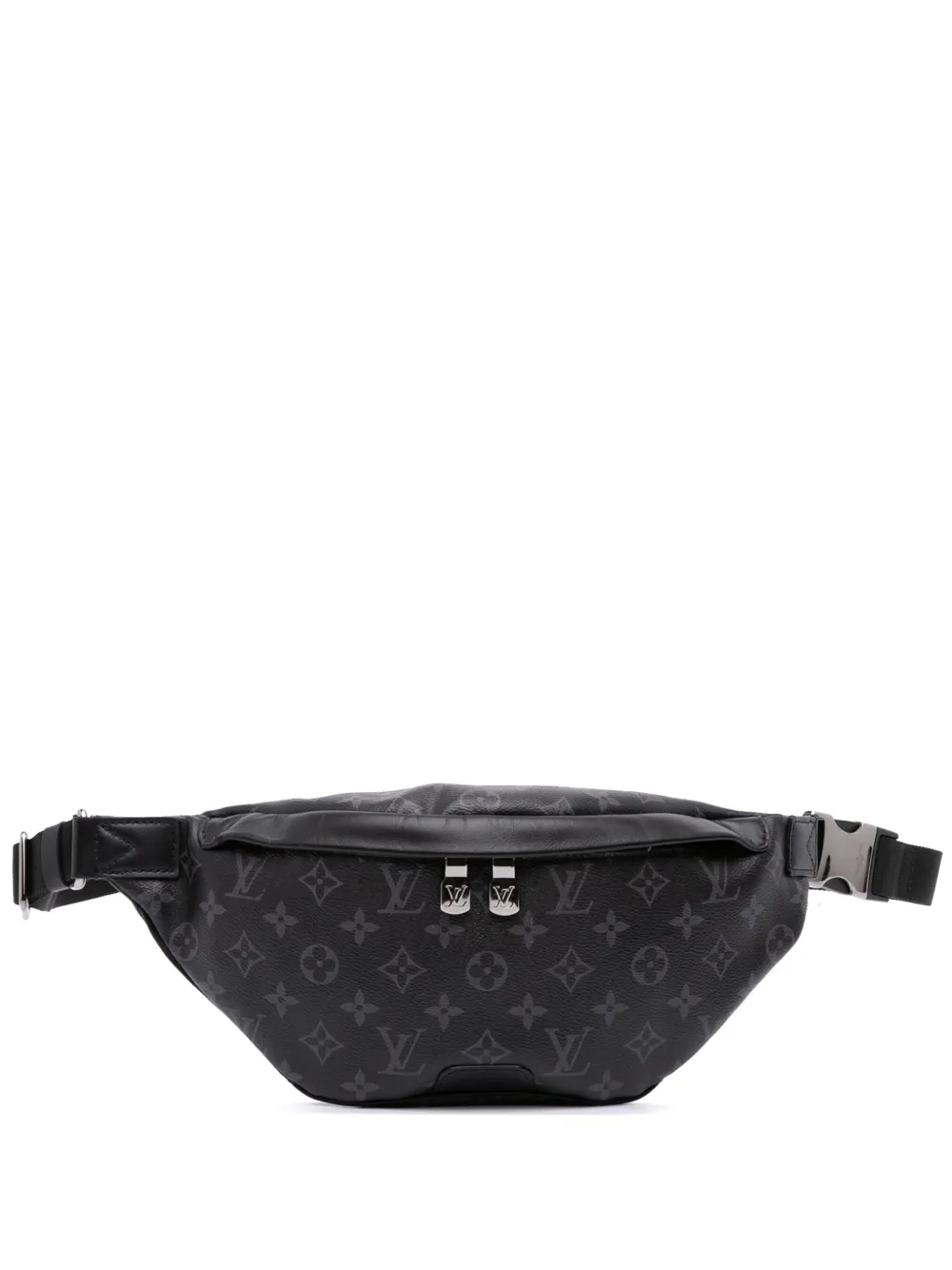 Louis Vuitton Pre-Owned 2021-2025 Monogram Eclipse Discovery Bumbag PM belt bag | Black | Image 1