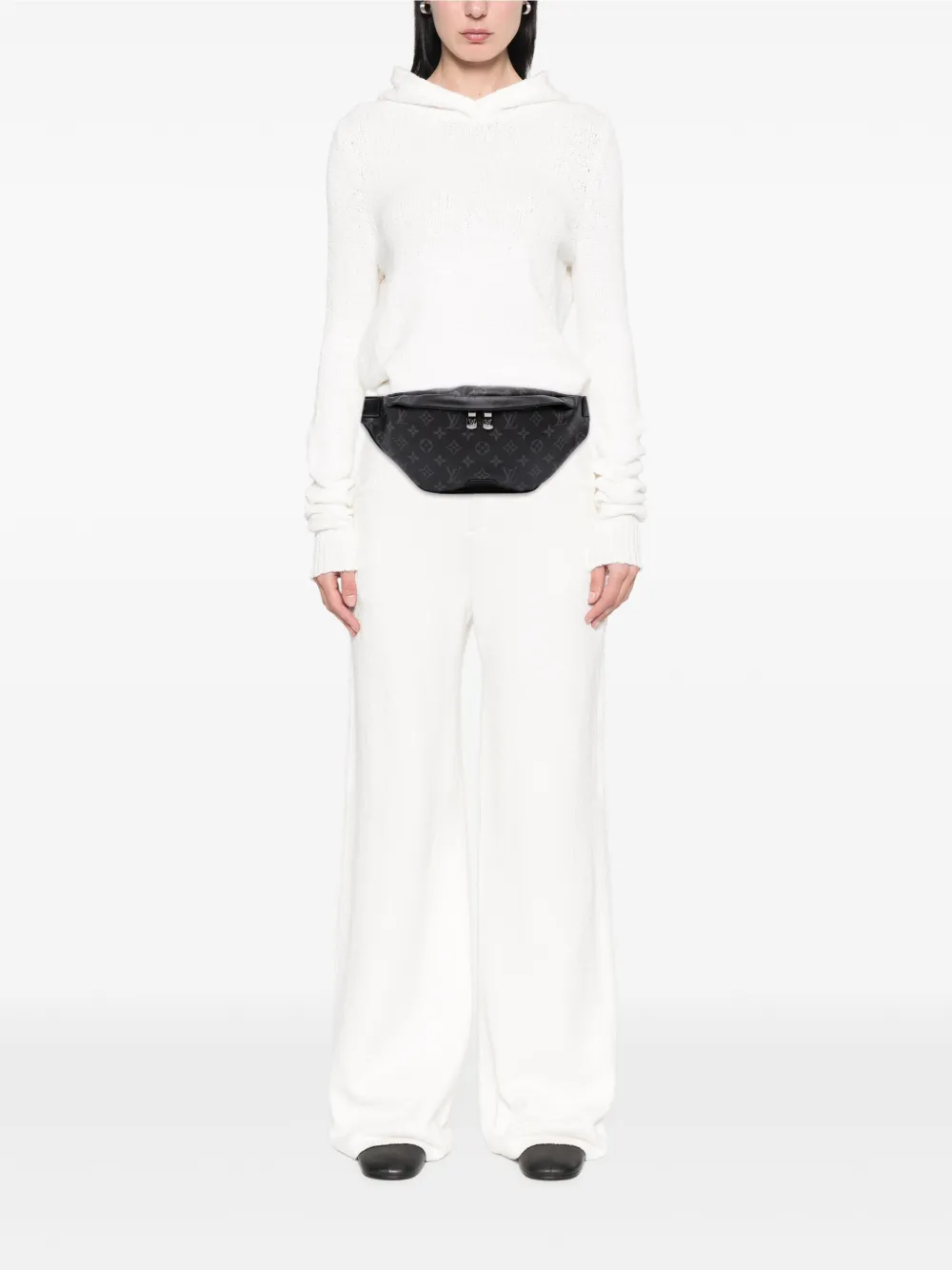 Louis Vuitton Pre-Owned 2021-2025 Monogram Eclipse Discovery Bumbag PM belt bag | Pre-Owned | Image 2