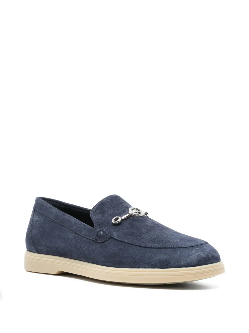 Stefano Ricci chain-detail suede loafers | Image 2
