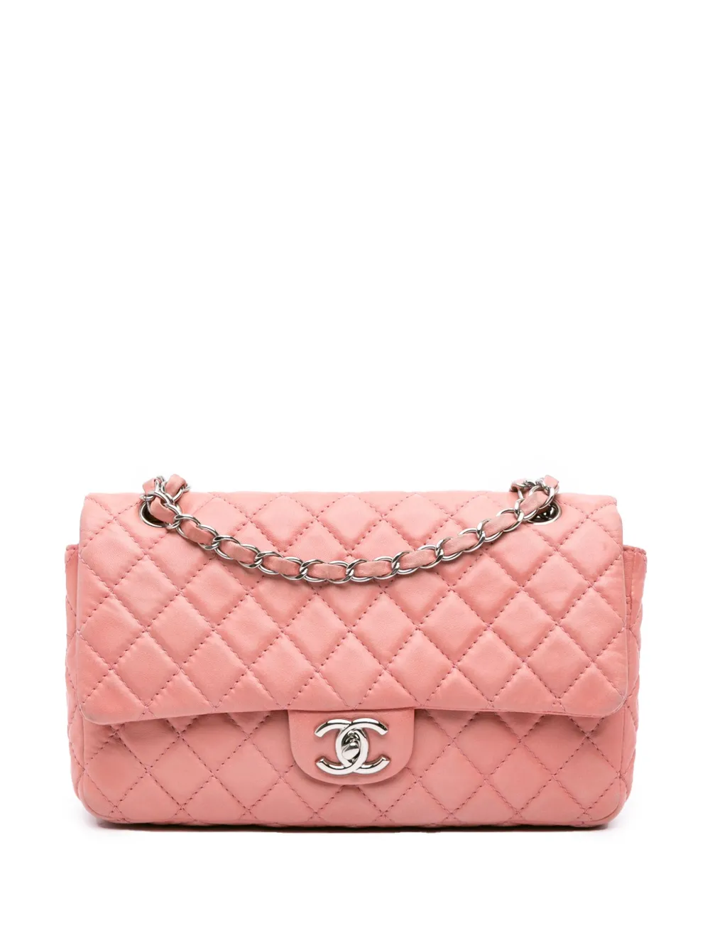 CHANEL Pre-Owned 2008-2009 Medium Classic Lambskin Double Flap CHANEL Pre-Owned 2008-2009 Medium Classic Lambskin Double Flap
