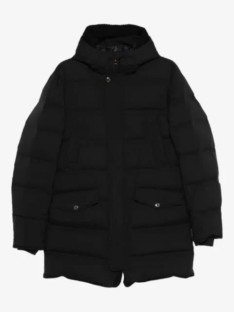 Kired hooded quilted coat