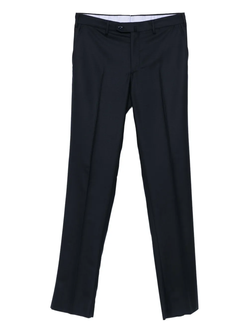 Stefano Ricci pressed-crease wool trousers | Blue | Image 1