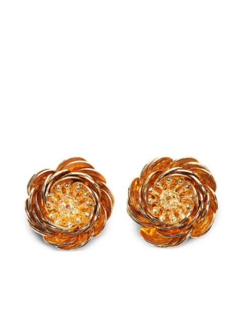 Carolina Herrera flower earrings