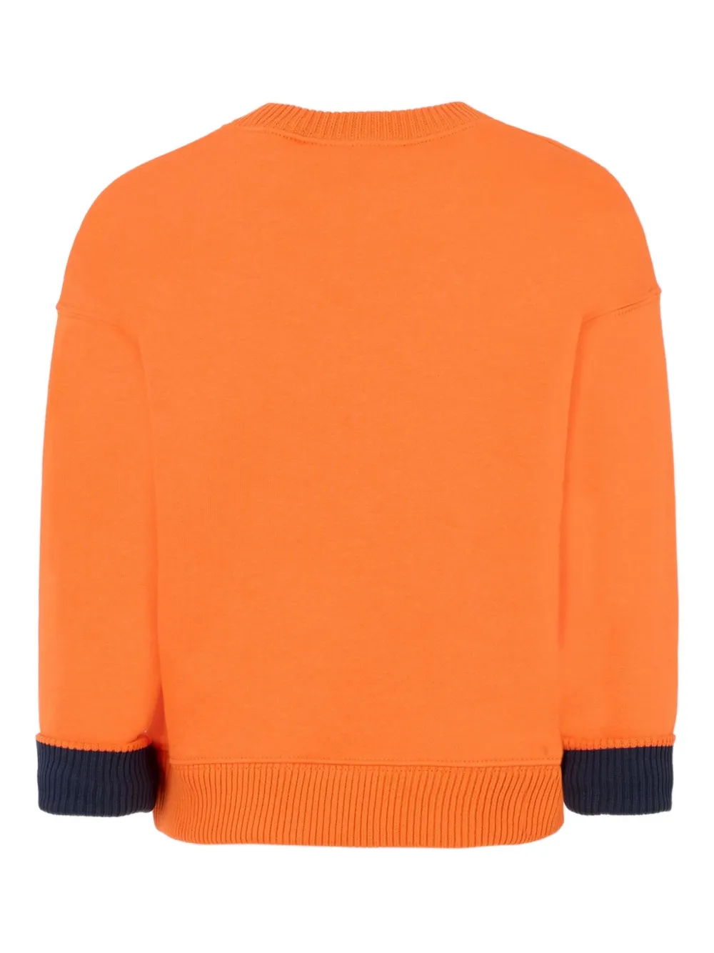 Timberland Kids' Truck-print Crew-neck Sweatshirt In Orange
