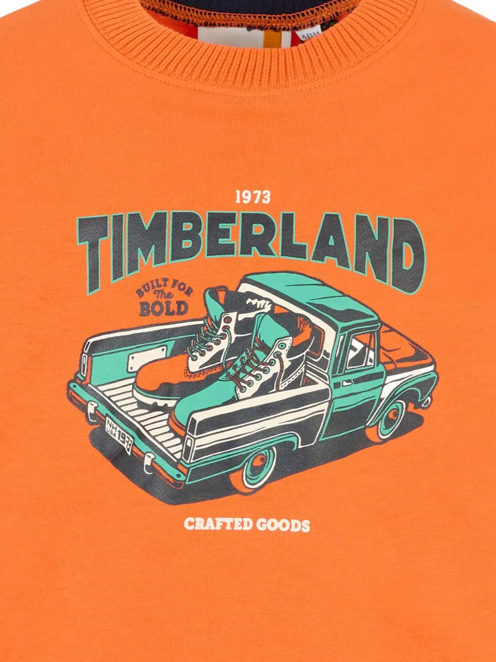 Timberland Kids truck-print crew-neck sweatshirt | Boys Hoodies & Sweatshirts | Image 2