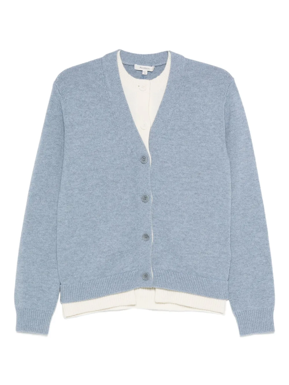 JW Anderson button-front layered cardigan | Blue | Image 1