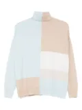 D.Exterior turtleneck sweater - Blue
