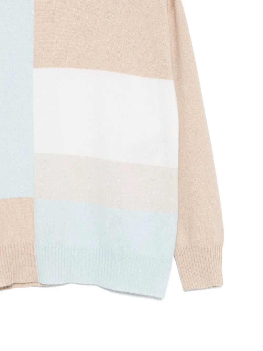 D Exterior Turtleneck Sweater In Multi