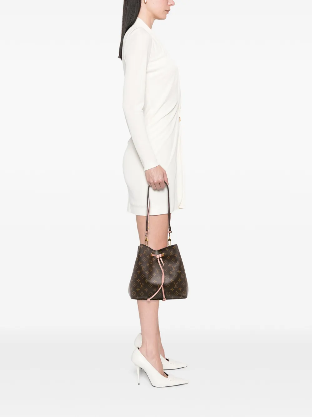 Louis Vuitton Pre-Owned 2019 Monogram Neonoe MM bucket bag | Pre-Owned | Image 2