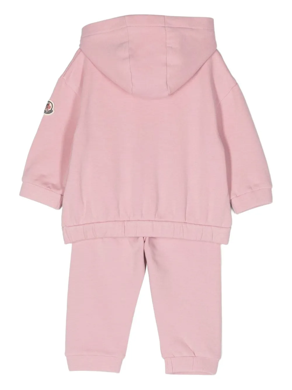 MONCLER GRENOBLE KIDS Trainingspak met zijstreep en logopatch Roze