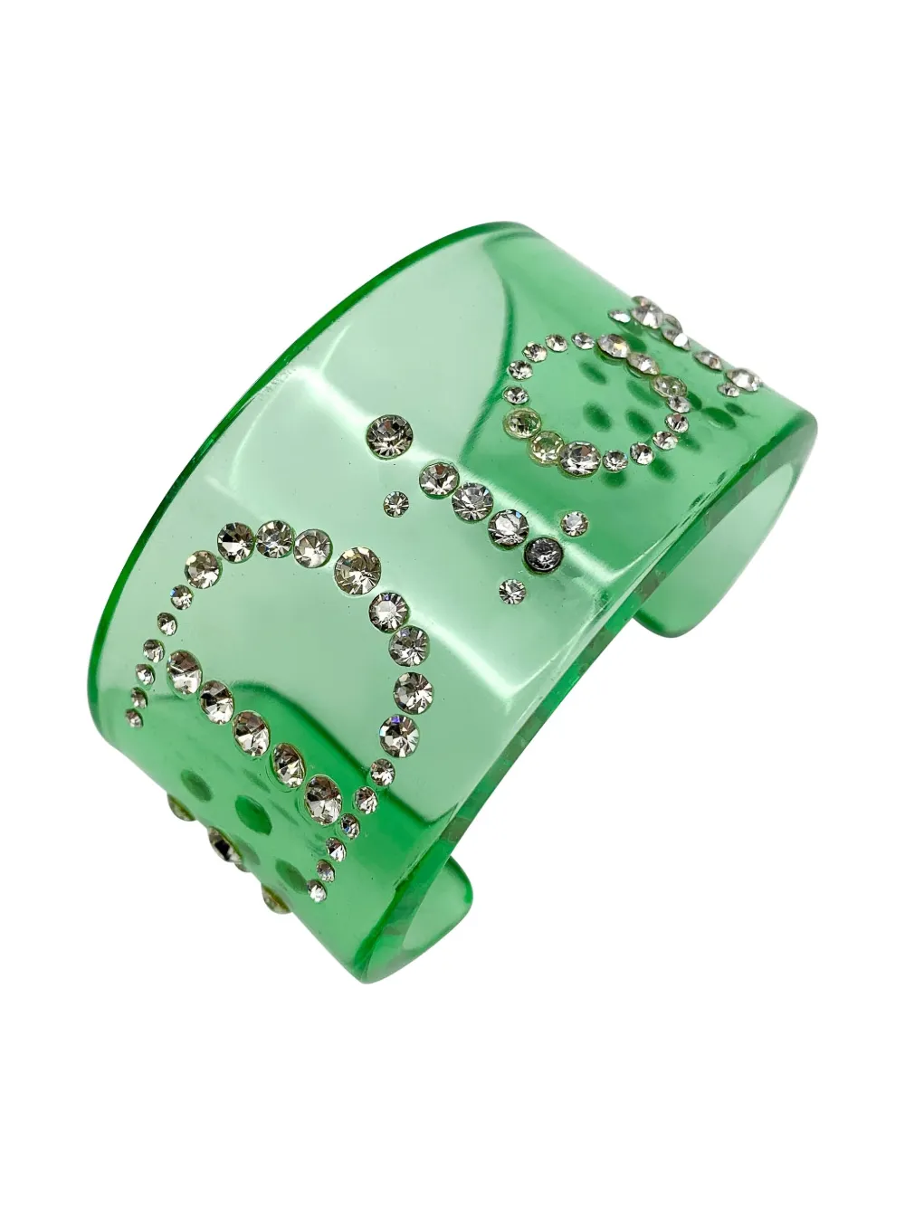 Christian Dior Pre-Owned 1990s crystal-embellished cuff bracelet | Image 2