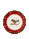 HUTSCHENREUTHER sleigh-design Christmas plate - Red