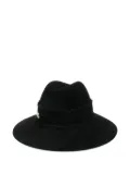 Borsalino embellished wool fedora - Black