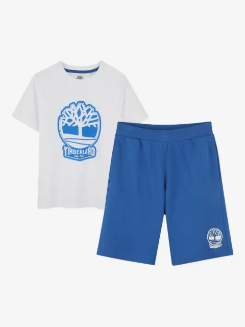Timberland Kids pijama con logo de árbol