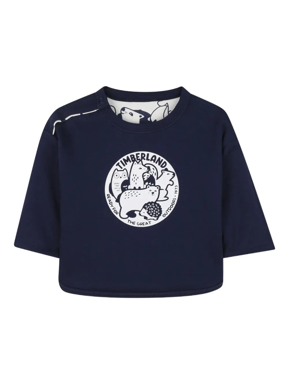 Timberland Kids Omkeerbaar katoenen trainingspak Blauw