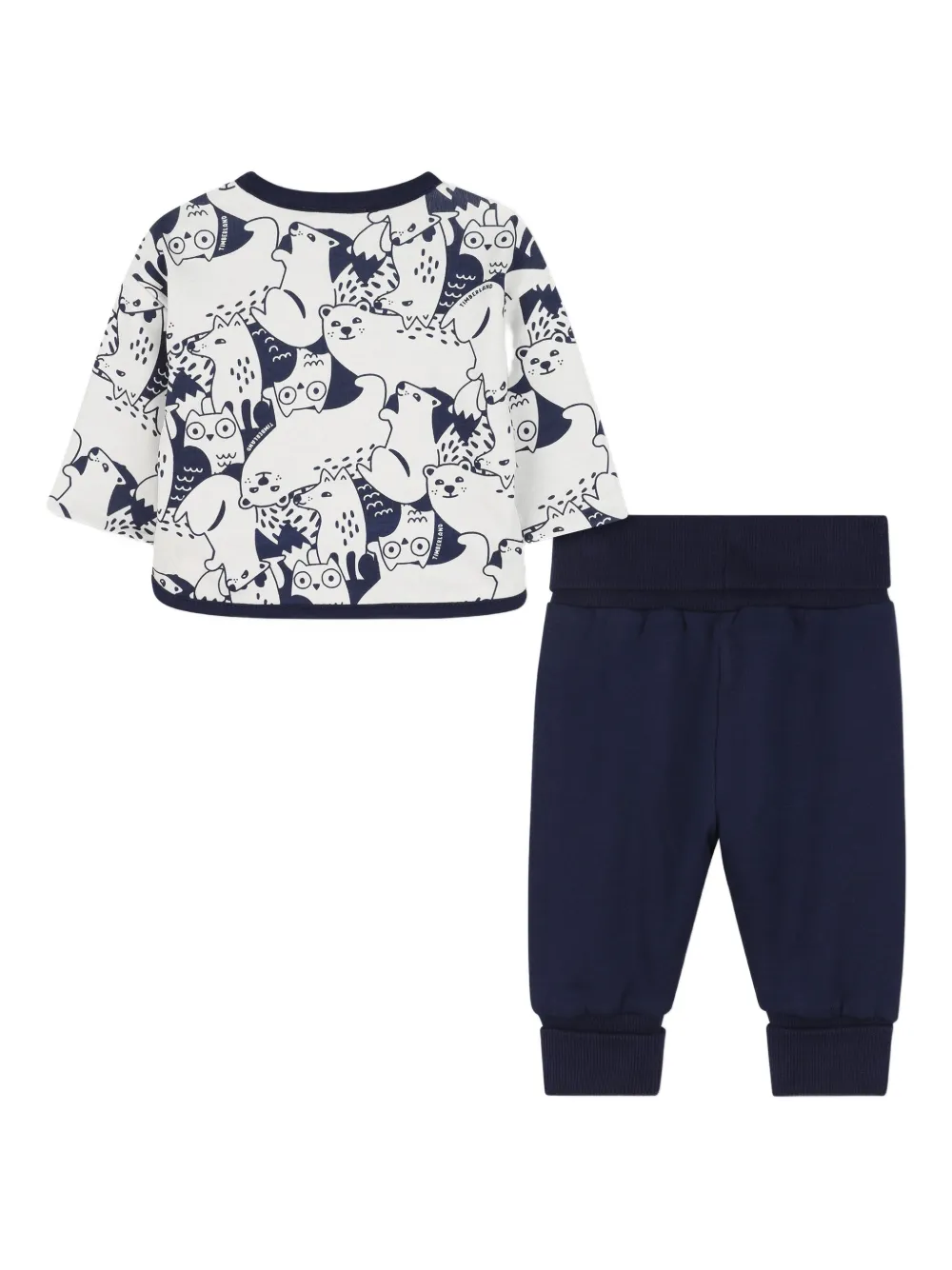 Timberland Kids Omkeerbaar katoenen trainingspak Blauw