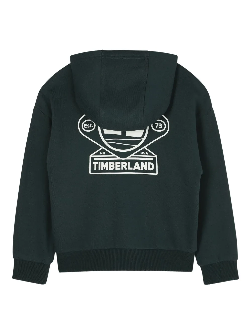 Timberland Kids Hoodie met rits Groen