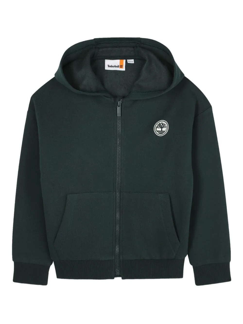 Timberland Kids zip-up hoodie - Verde