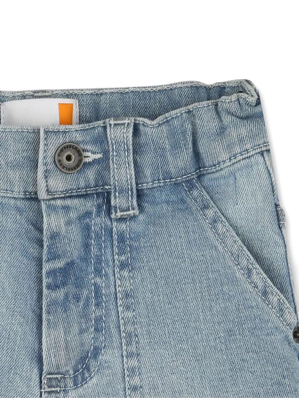 Timberland Patch-pocket Denim Shorts In Blue