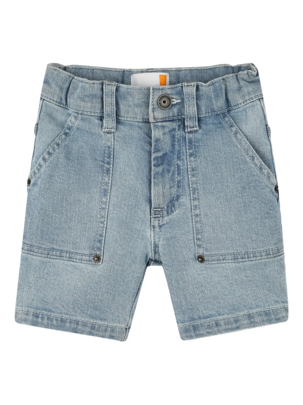 Timberland Patch-pocket Denim Shorts In Blue
