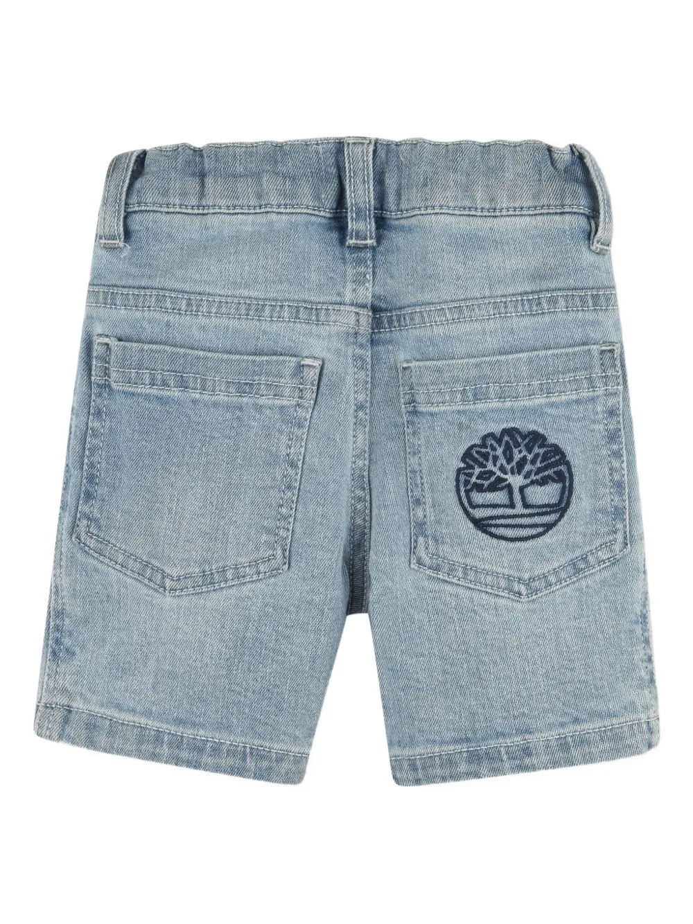 Timberland Patch-pocket Denim Shorts In Blue