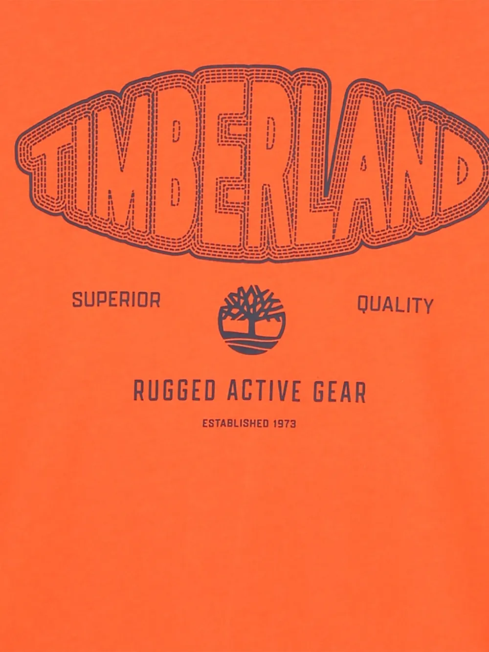 Timberland Kids T-shirt met lange mouwen Oranje