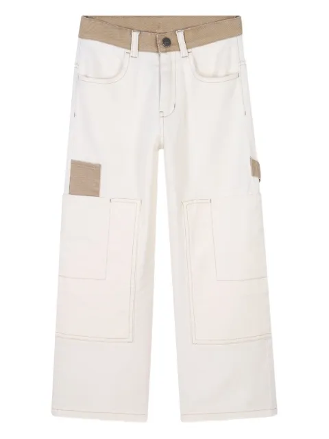 Timberland Kids contrast-panel cargo trousers
