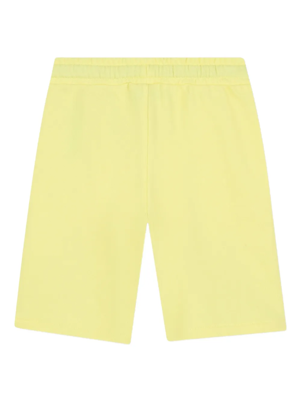 Timberland Kids Shorts met elastische taille en logoplakkaat Geel