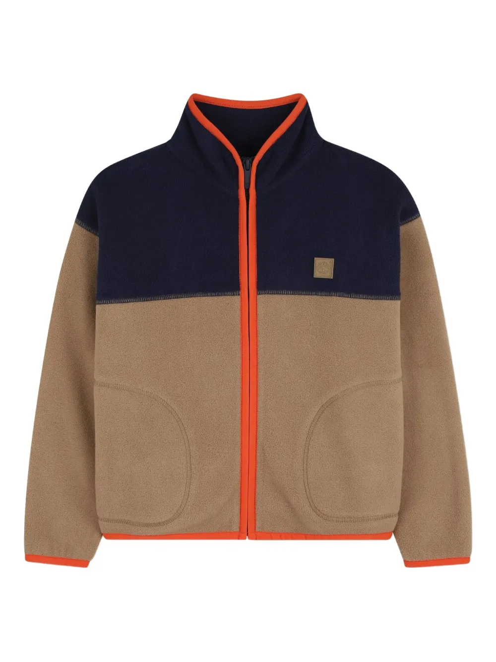 Timberland Kids カラーブロック スウェットシャツ - ブラウン Timberland Kids カラーブロック スウェットシャツ - ブラウン