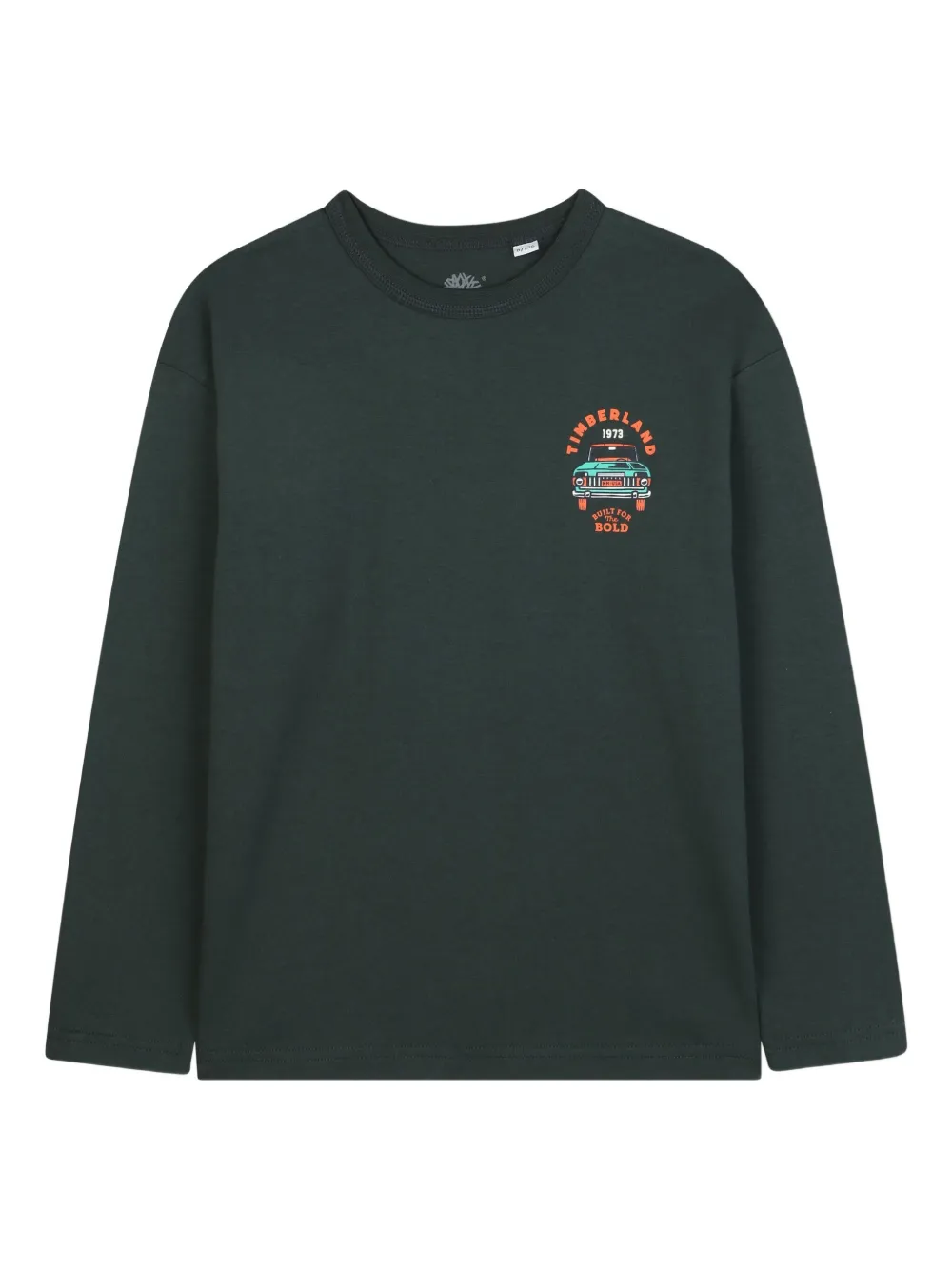 Timberland Vehicle-print Long-sleeved T-shirt In Black