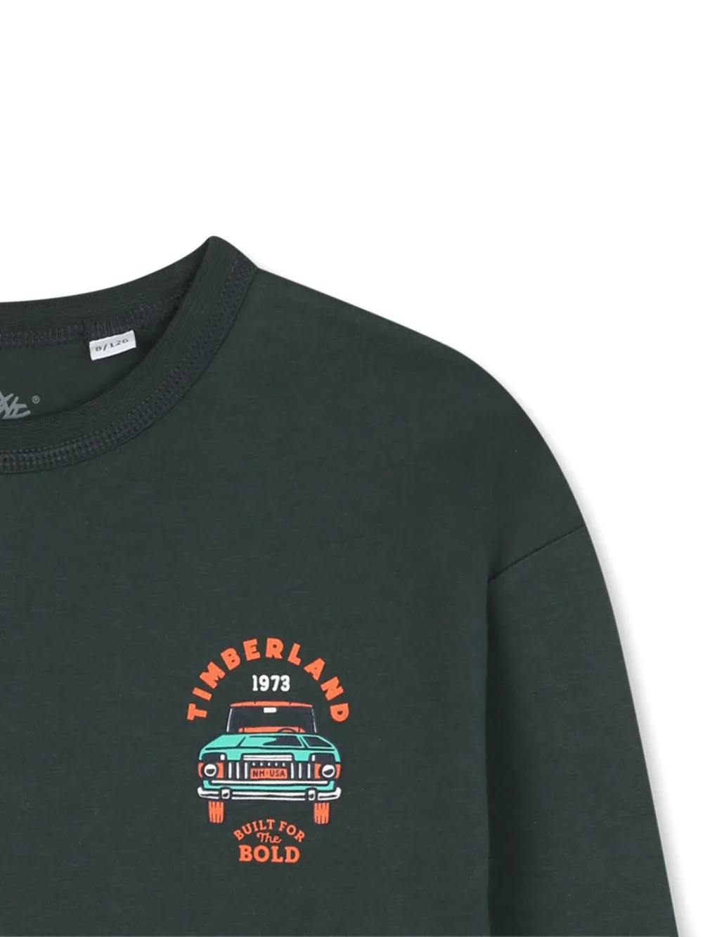 Timberland Vehicle-print Long-sleeved T-shirt In Black