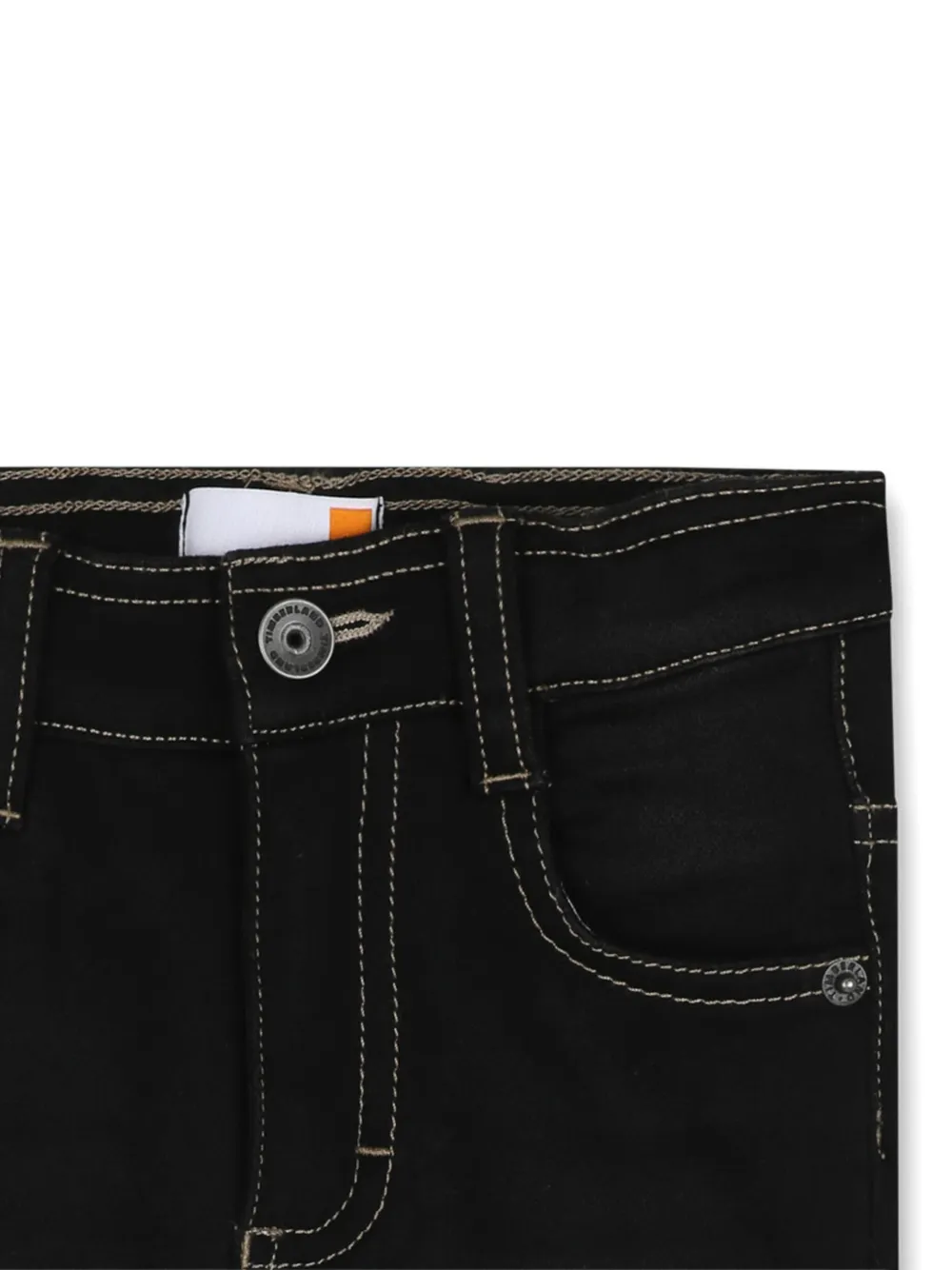 Timberland Kids Jeans met contrasterende stiksels Zwart