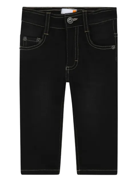 Timberland Kids contrast-stitch jeans