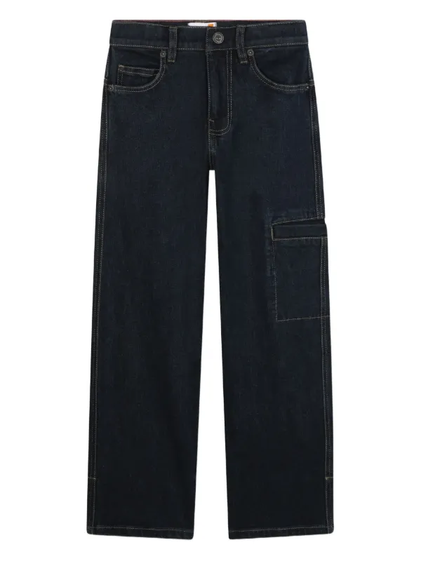 Timberland Kids cargo-pocket Jeans | Blue | FARFETCH ZA
