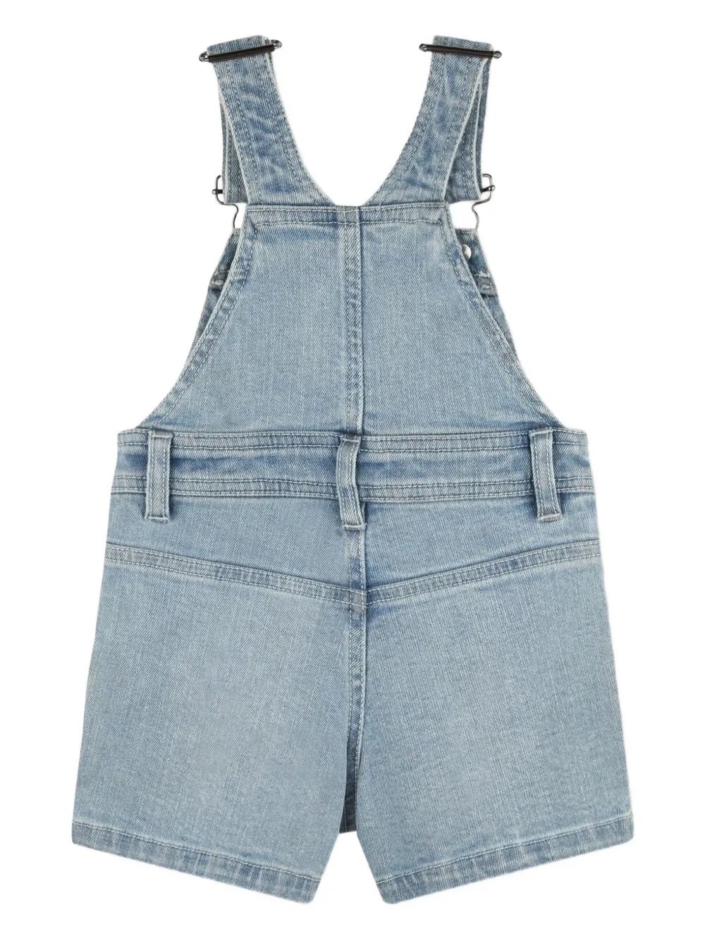 Timberland Kids embroidered-logo denim dungarees | Dungarees | Image 2