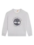 Timberland Kids tree-logo sweatshirt - Grey
