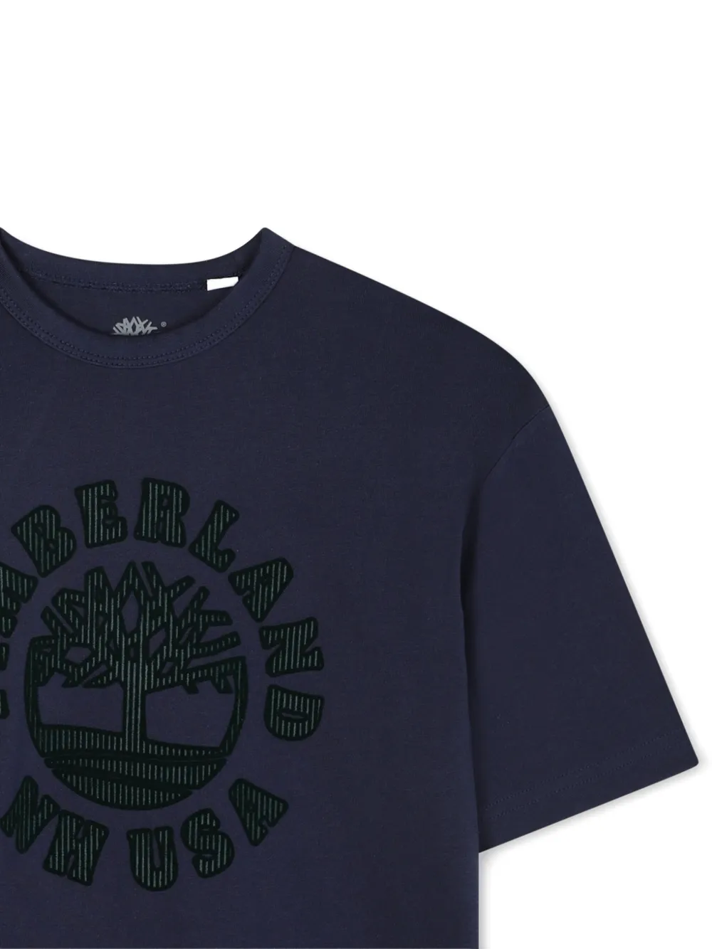 Timberland Logo-detail T-shirt In Blue