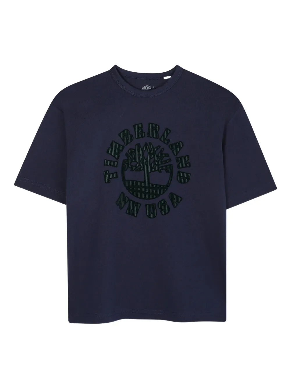 Timberland Logo-detail T-shirt In Blue