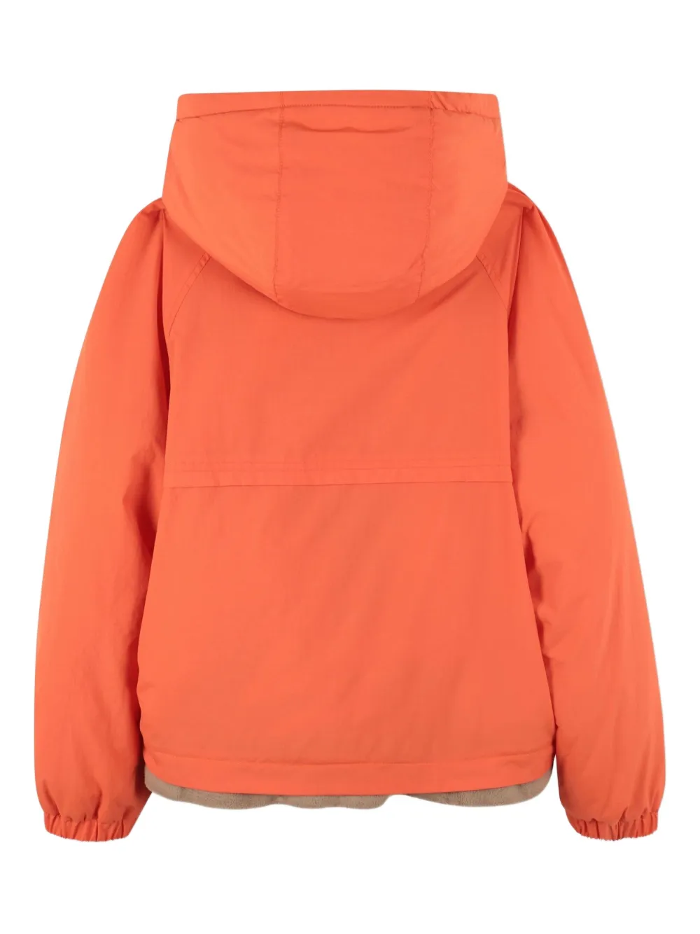 Timberland Kids hooded colour-blocked padded jacket - Arancione