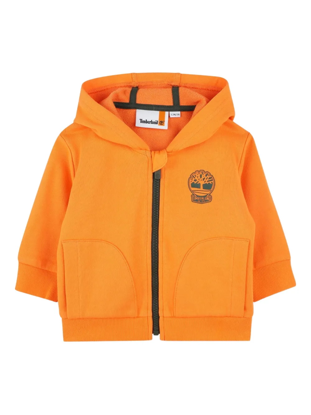 Timberland Kids ロゴ パーカー - オレンジ Timberland Kids ロゴ パーカー - オレンジ