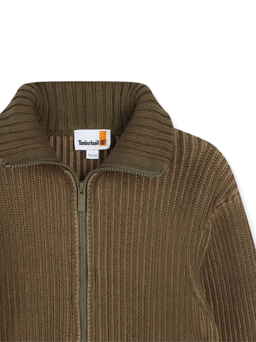 Timberland Kids Geribbeld vest Groen