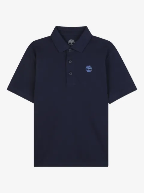 Timberland Kids short-sleeved logo polo shirt