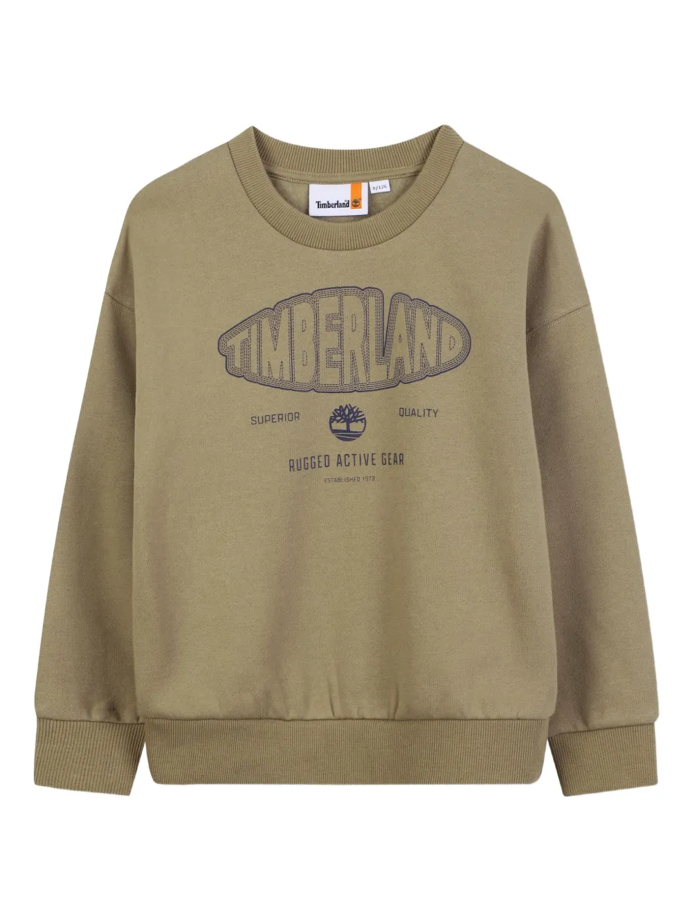 Timberland Kids logo-print sweatshirt - Marrone