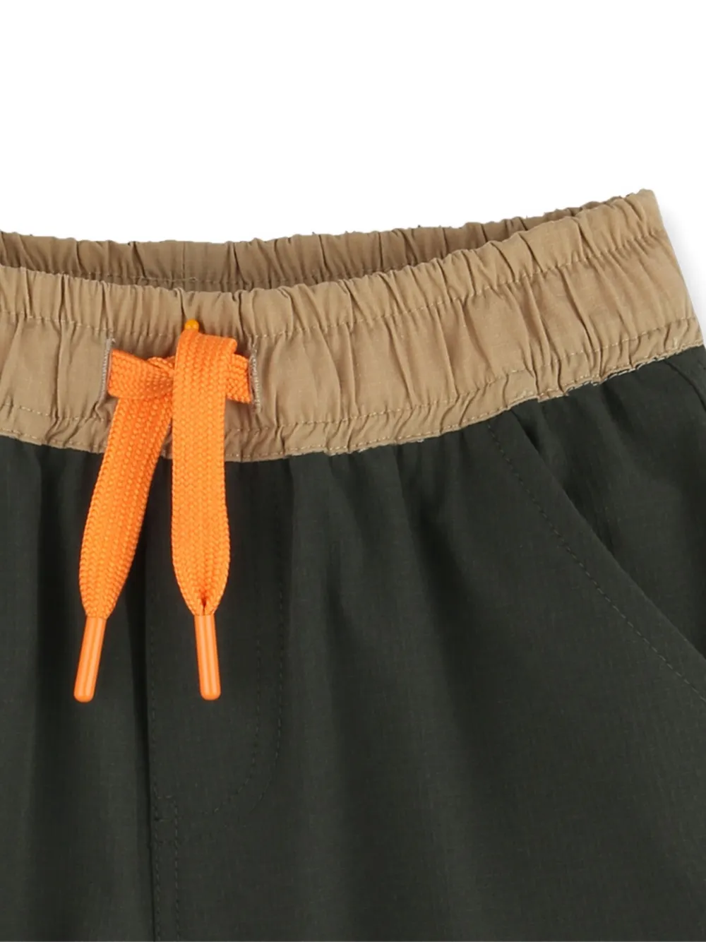 Timberland Kids Shorts met trekkoord en zakken Bruin