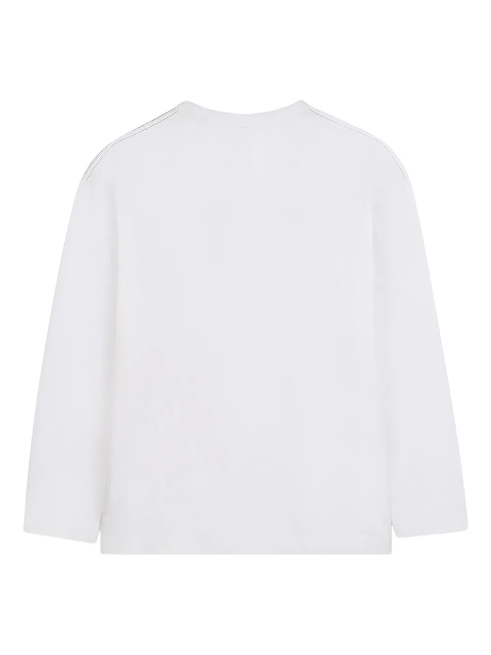 Timberland Logo-graphic Long-sleeved T-shirt In White