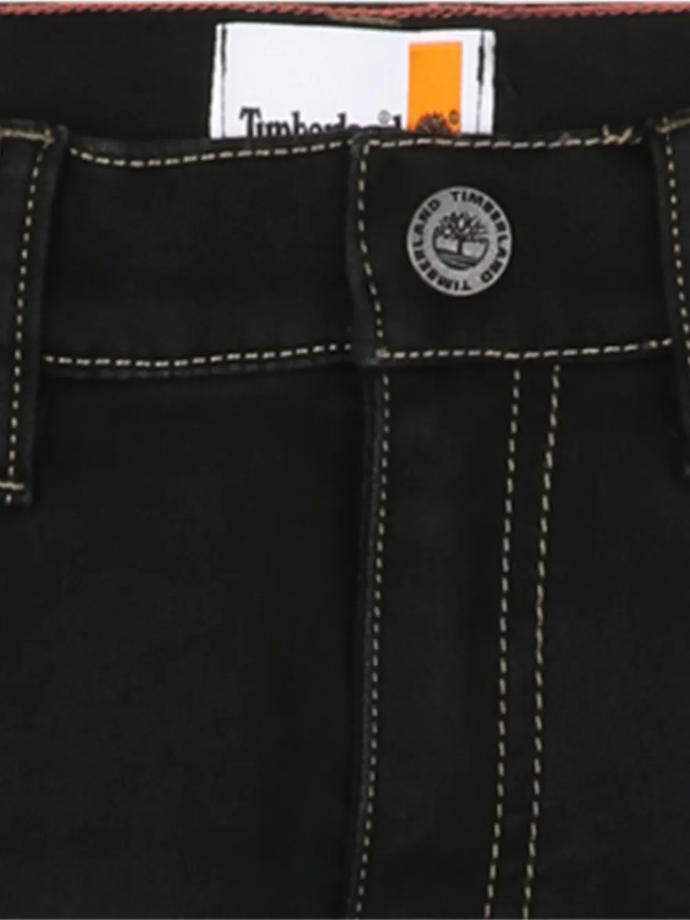 Timberland Contrast-stitch Jeans In Black