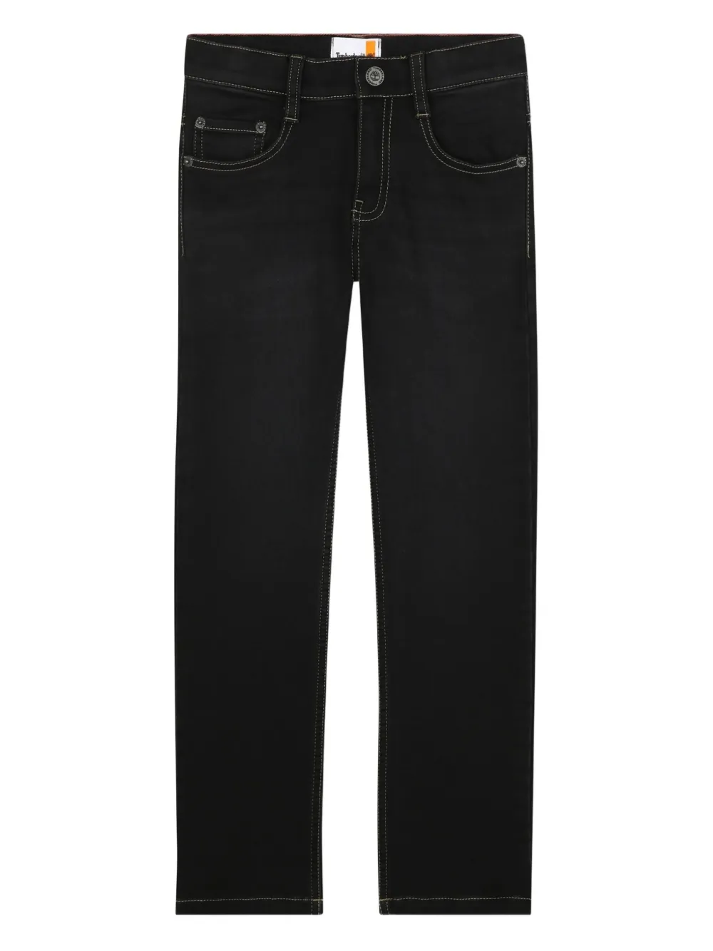 Timberland Contrast-stitch Jeans In Black