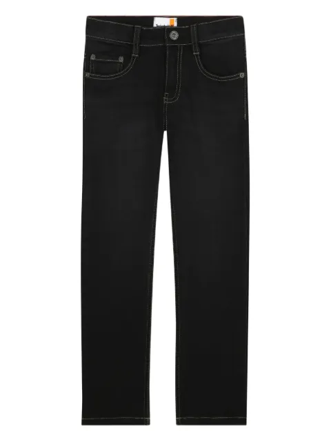 Timberland Kids contrast-stitch jeans 