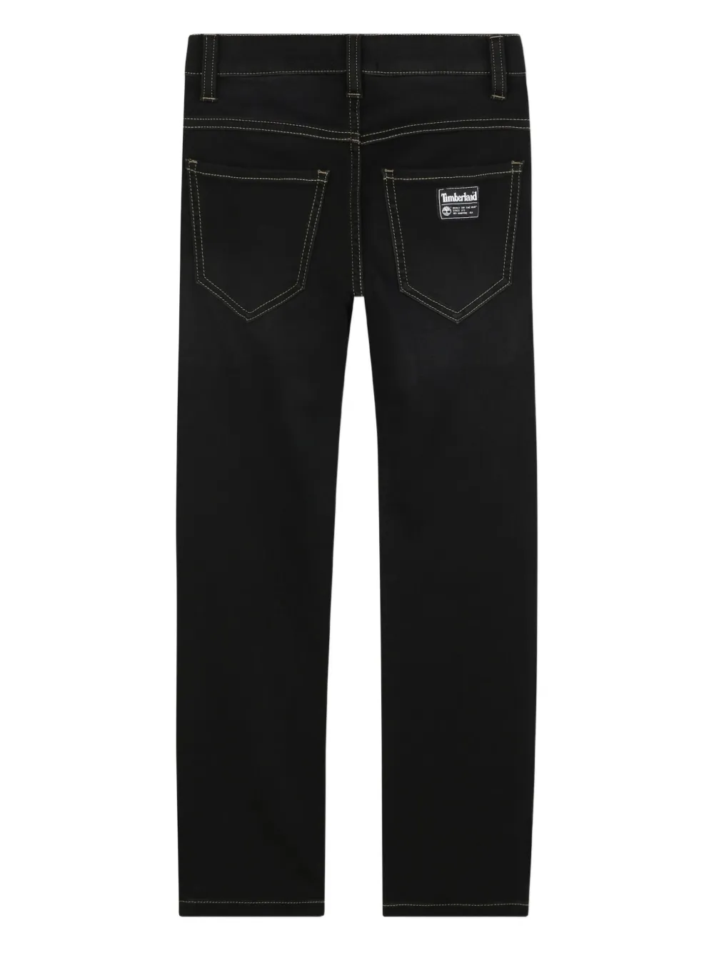 Timberland Contrast-stitch Jeans In Black