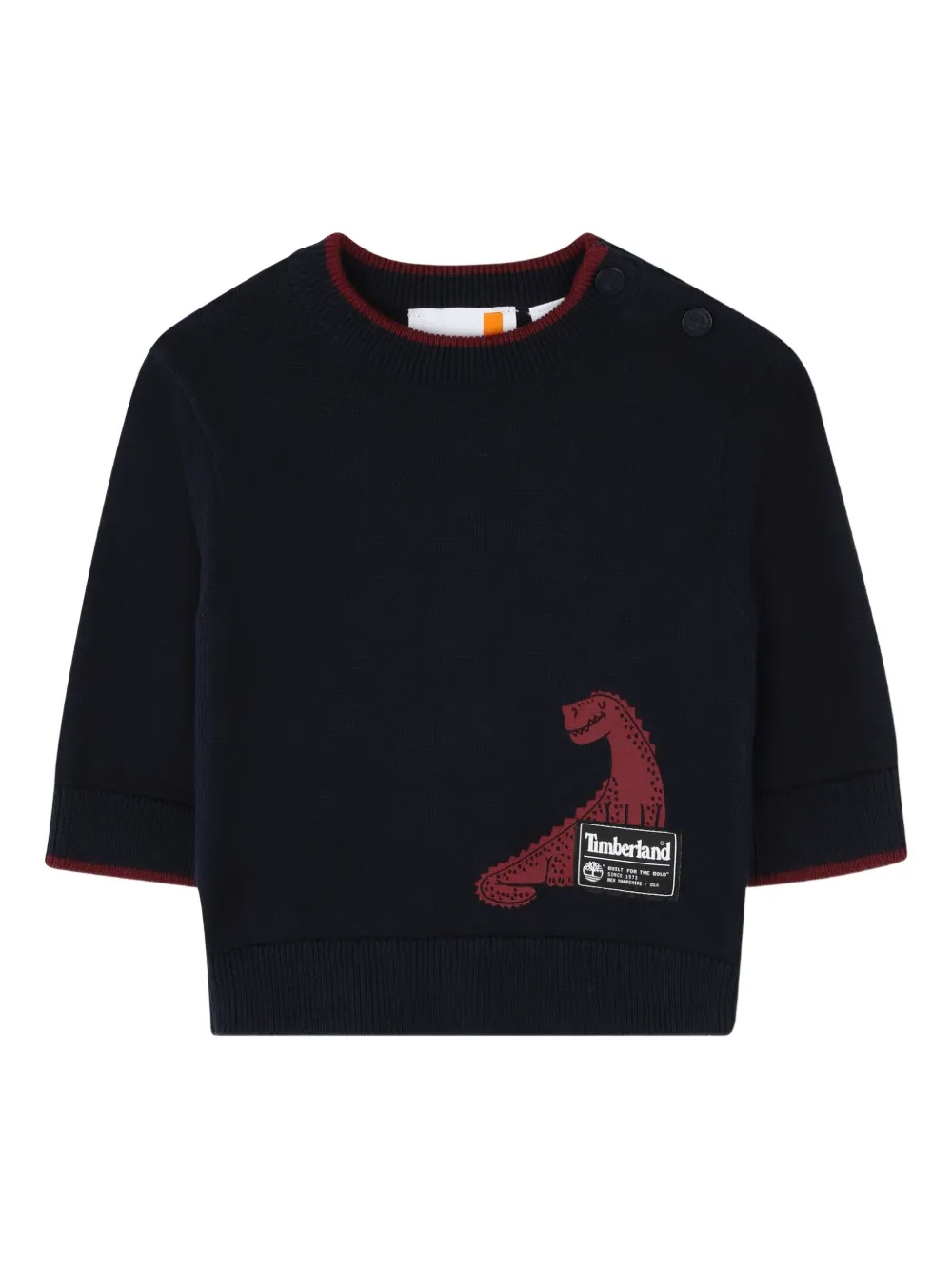 Timberland Kids dinosaur-print sweatshirt - ブラック Timberland Kids dinosaur-print sweatshirt - ブラック